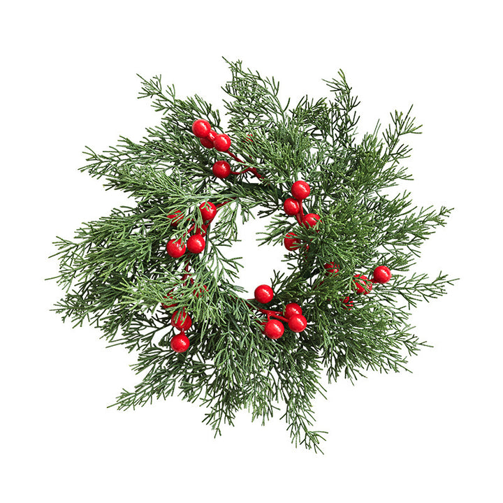 Christmas wreath for candle holder