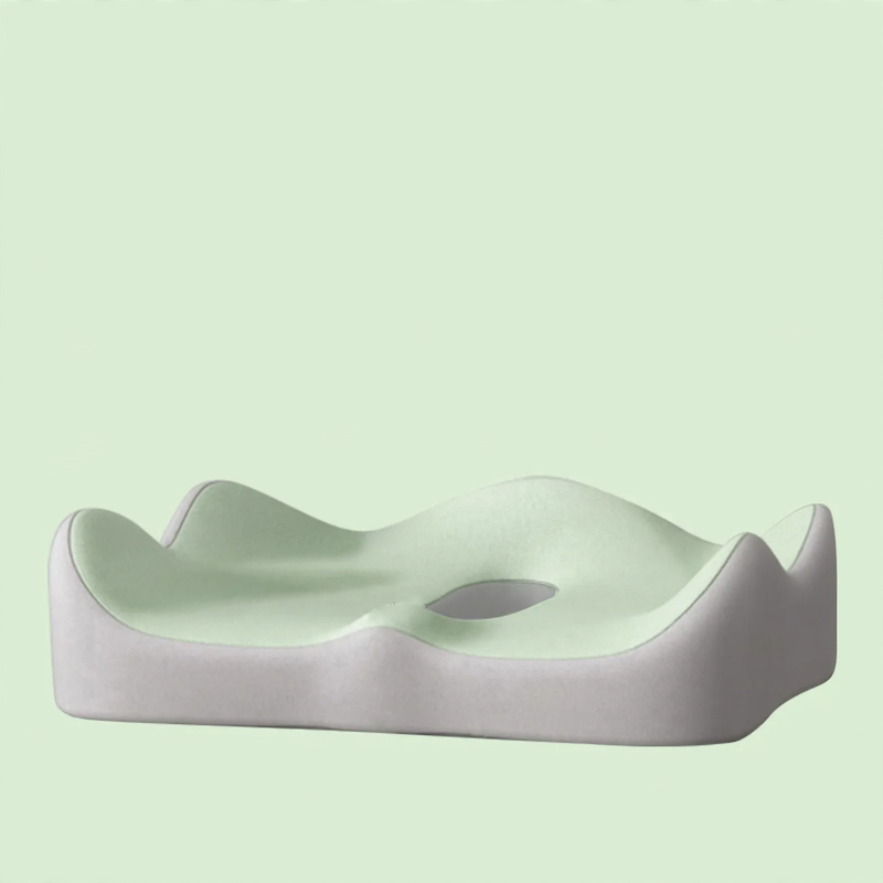 Coccyx relief cushion made of memory foam