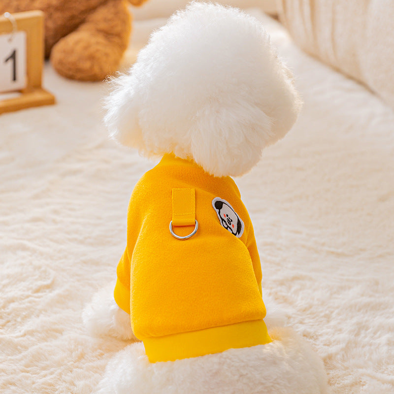 Cartoon Hoodie for Dogs and Cats with Leash
