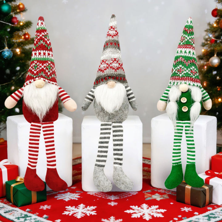 Christmas Elf with Long Legs, Knit Design
