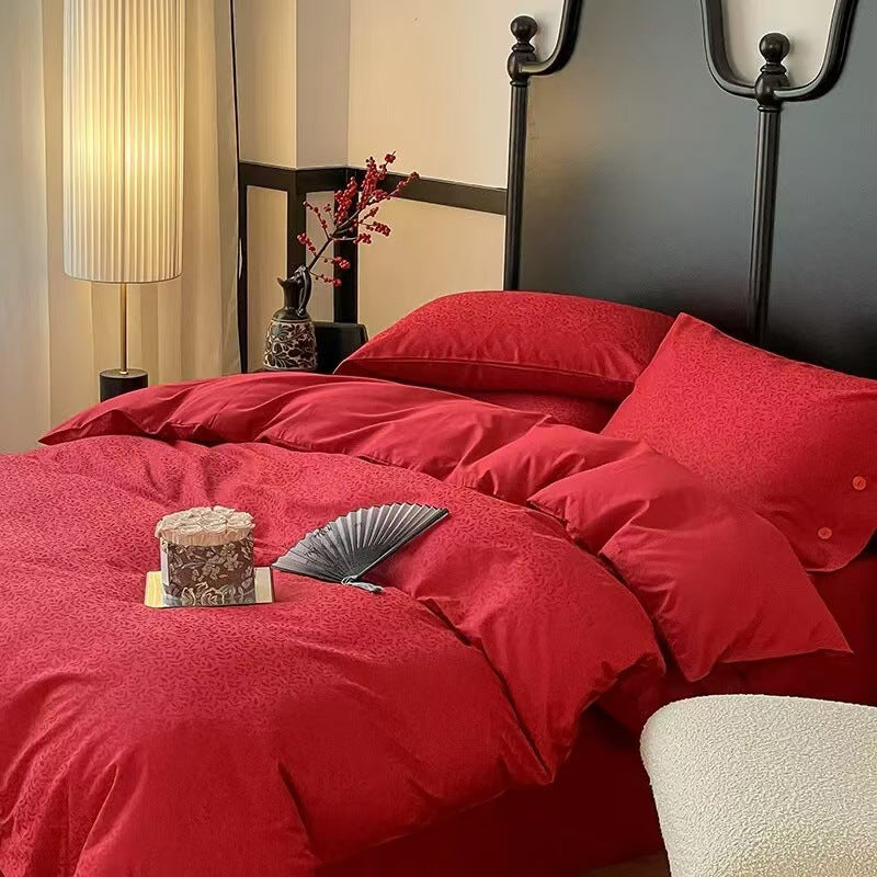 Long-staple cotton bedding for weddings