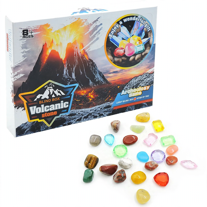 Scientific Advent Calendar with Gemstones and Minerals