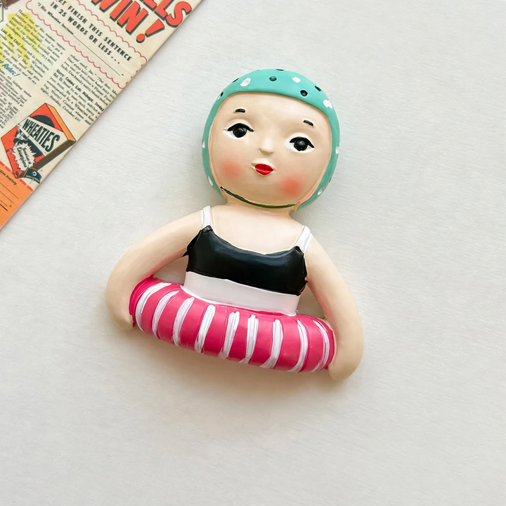 3D-Art-Resin-Magnets, Cartoon-Sports-Motifs
