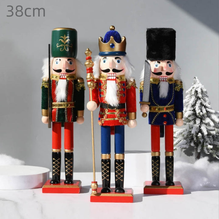 Nutcracker set, 38 cm, 3-piece
