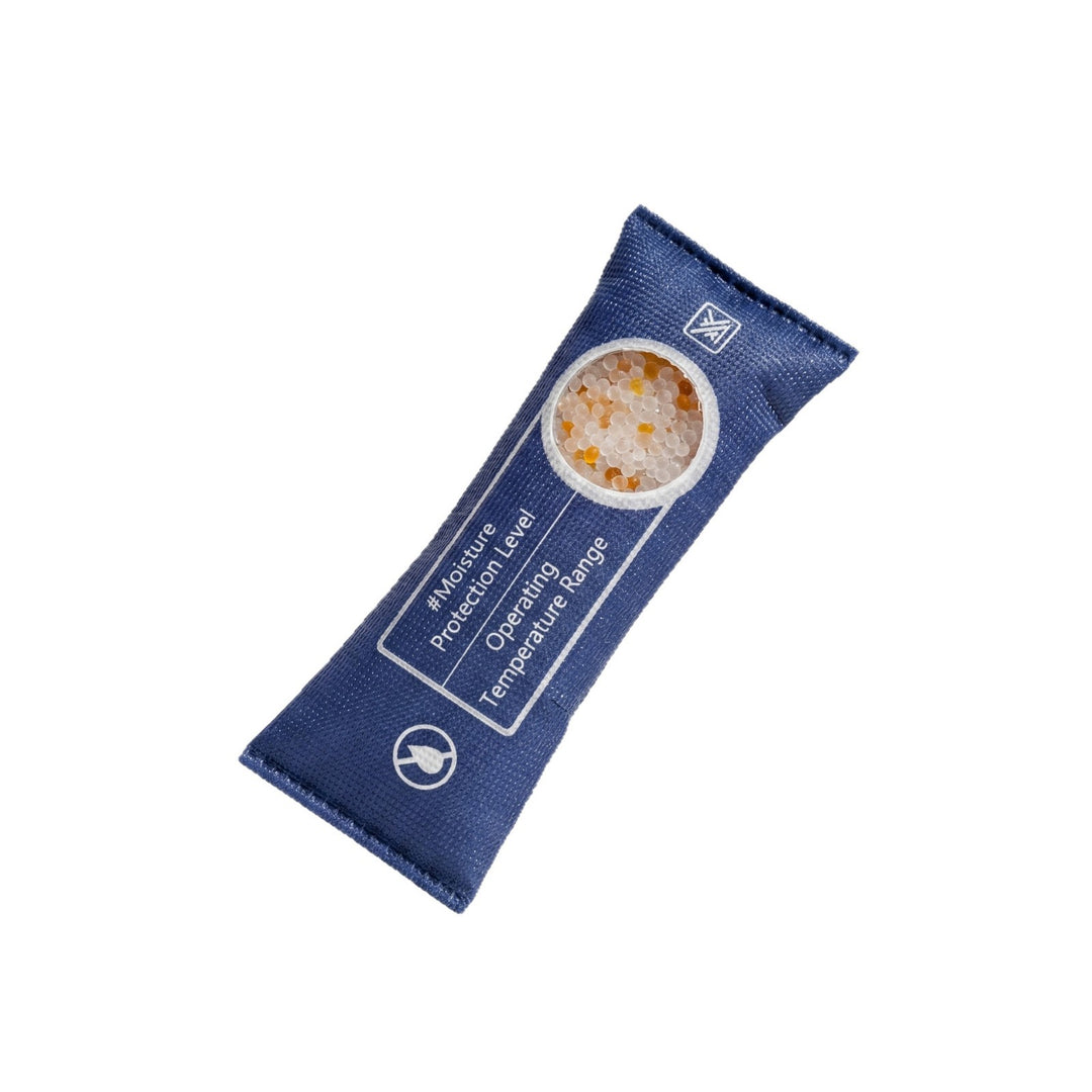 Smart silicone desiccant with viewing window