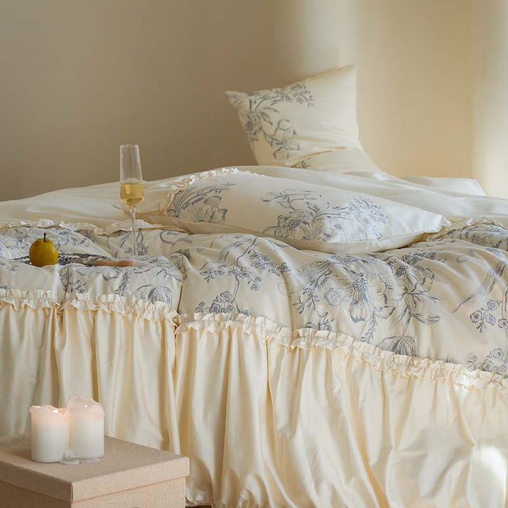 Bedding set made of long-staple camel hair, 100 cotton
