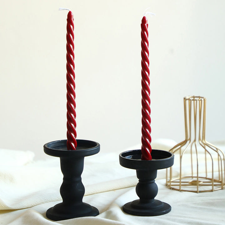 Handcrafted scented candle made from soy blend, wine red