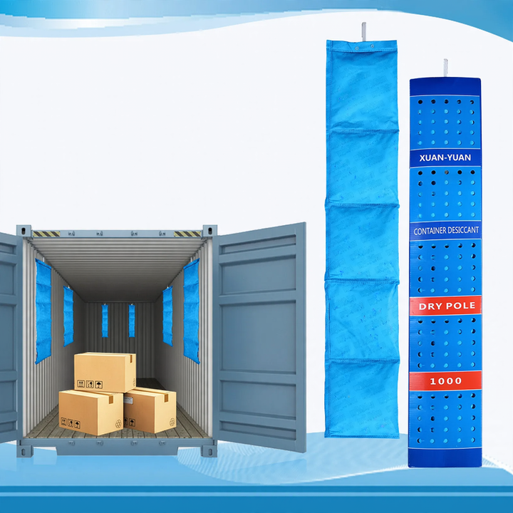Industrial desiccant for containers and storage