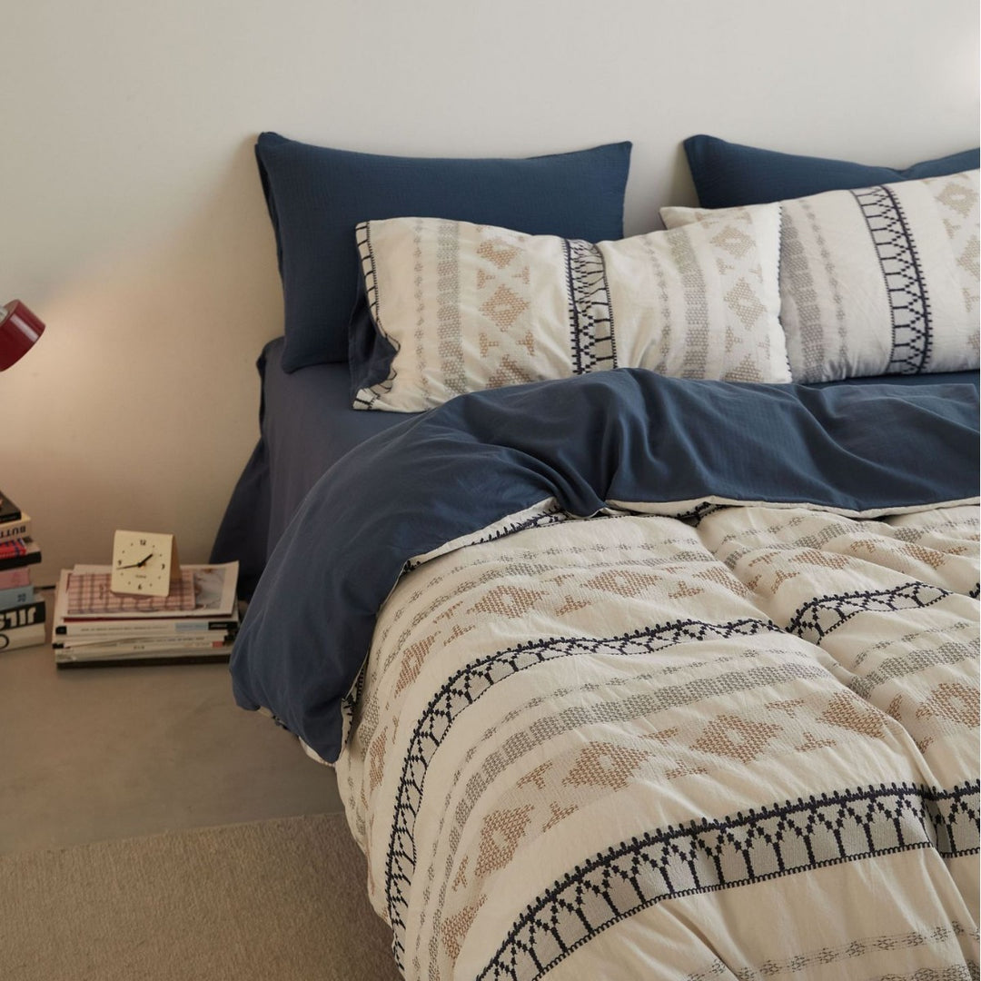 Cotton bedding set, A-class, dyeing technique, 4-piece