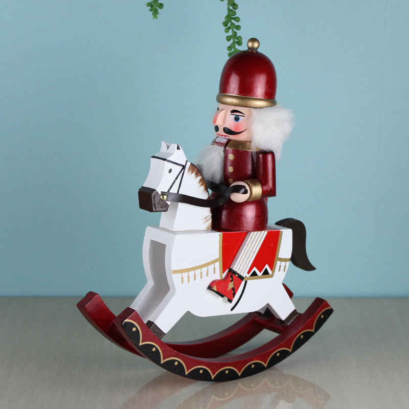 Nutcracker figure made of pine wood, 30 cm