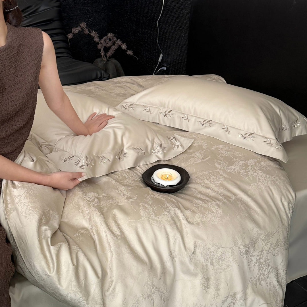 Bedding set made of 100s long-staple cotton