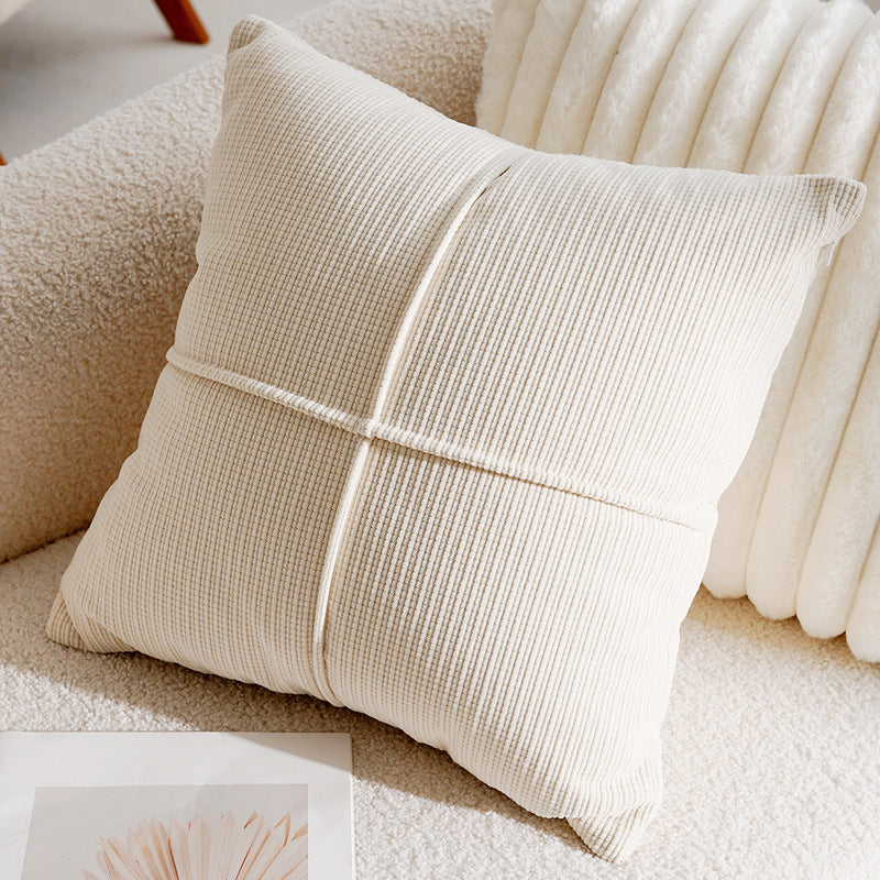Decorative cushion Jacquard, Cream and Black