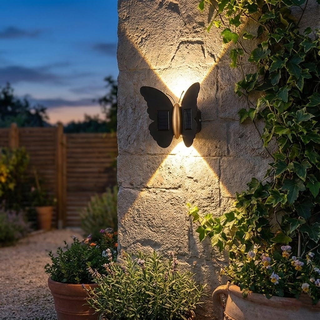 Butterfly Life Solar Powered Outdoor Lamp | Stornfield