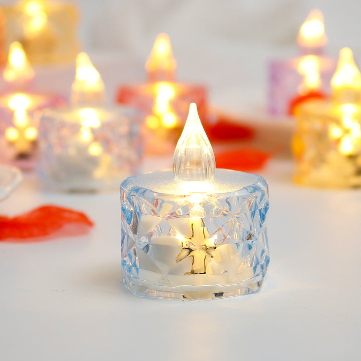 LED Crystal Candle Light for atmospheric lighting