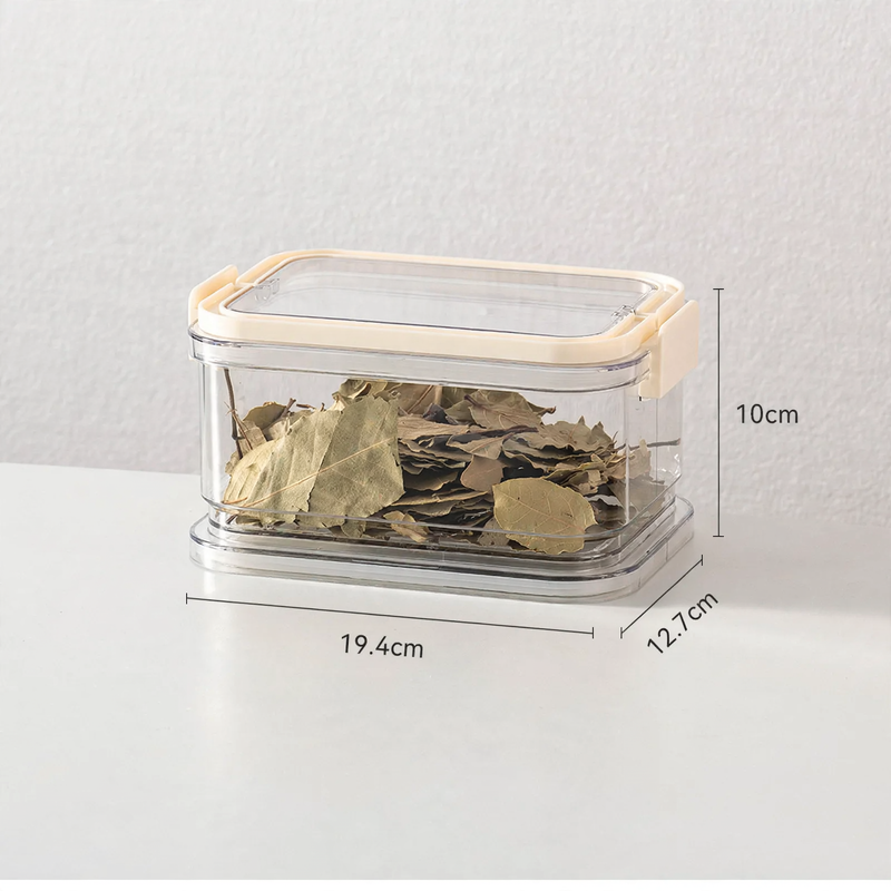 Stackable spice box with handle, 301–500 ml
