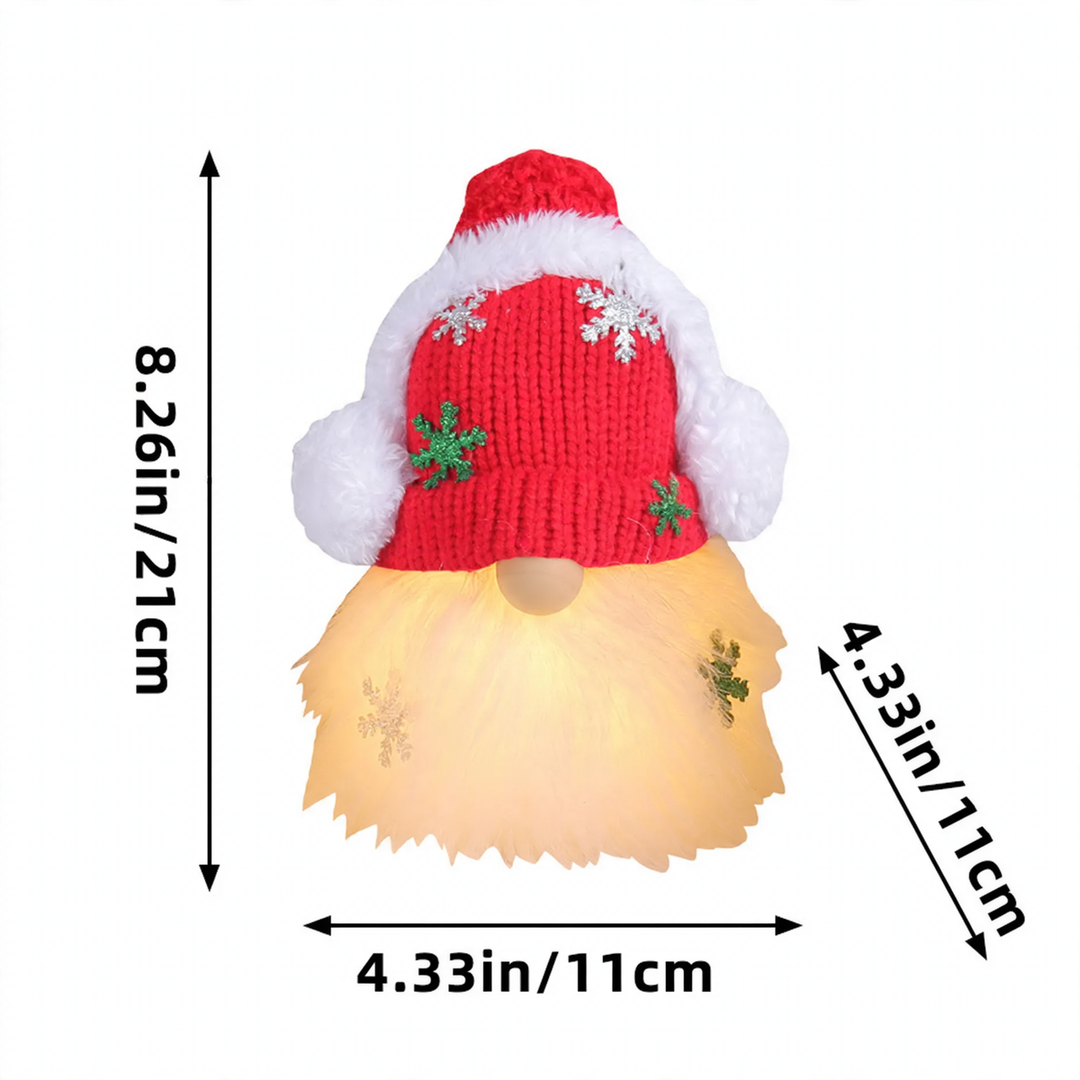 Bright Christmas Elf Figure with Sequins
