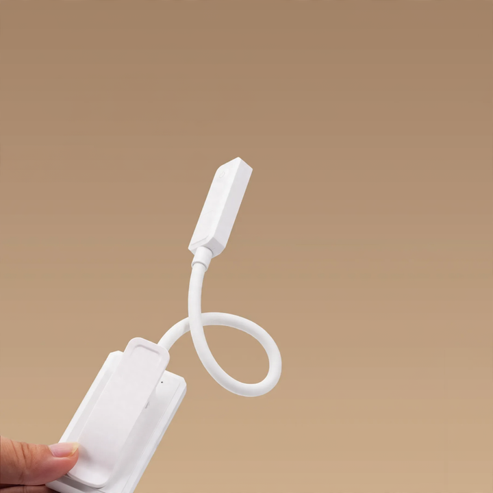 LED reading lamp with clip, stand-alone, rechargeable