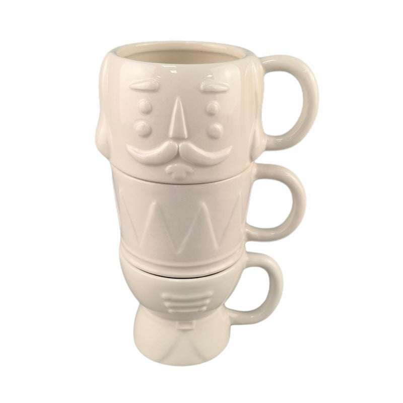 Ceramic mug with nutcracker motif, 420 ml