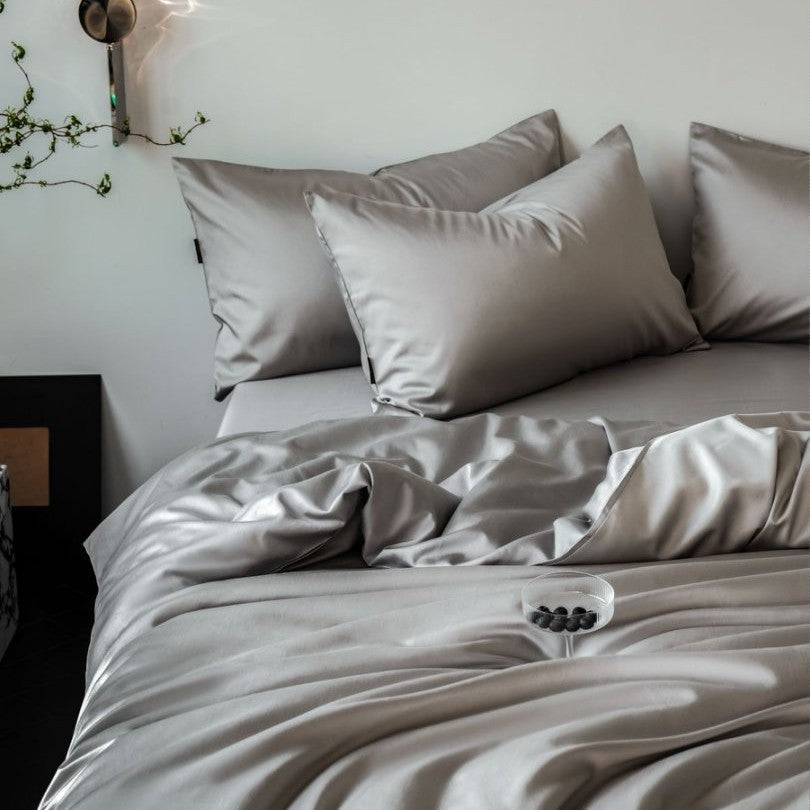 Cooling Tencel Cotton Bedding Set, solid color
