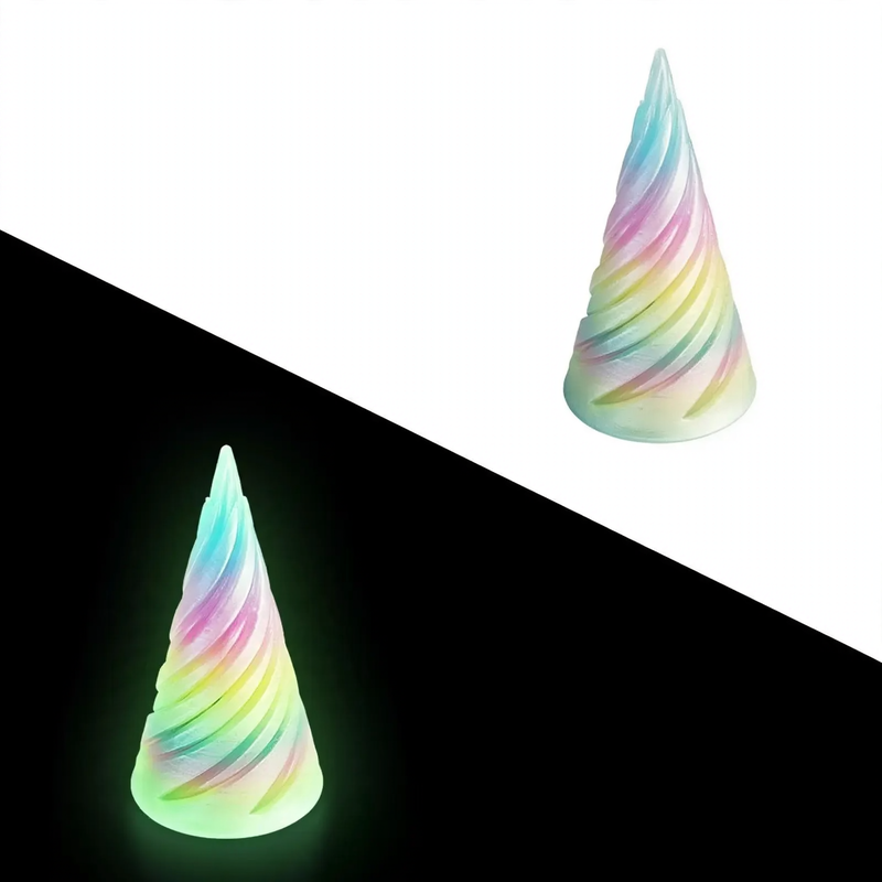 3D-printed spiral pyramid toy