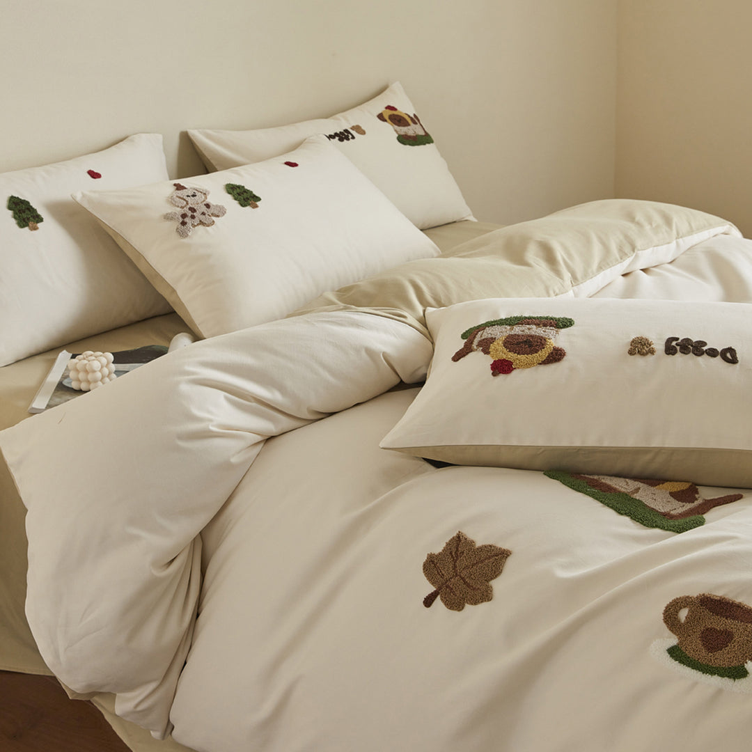 Children's bedding set, cotton, cartoon pattern
