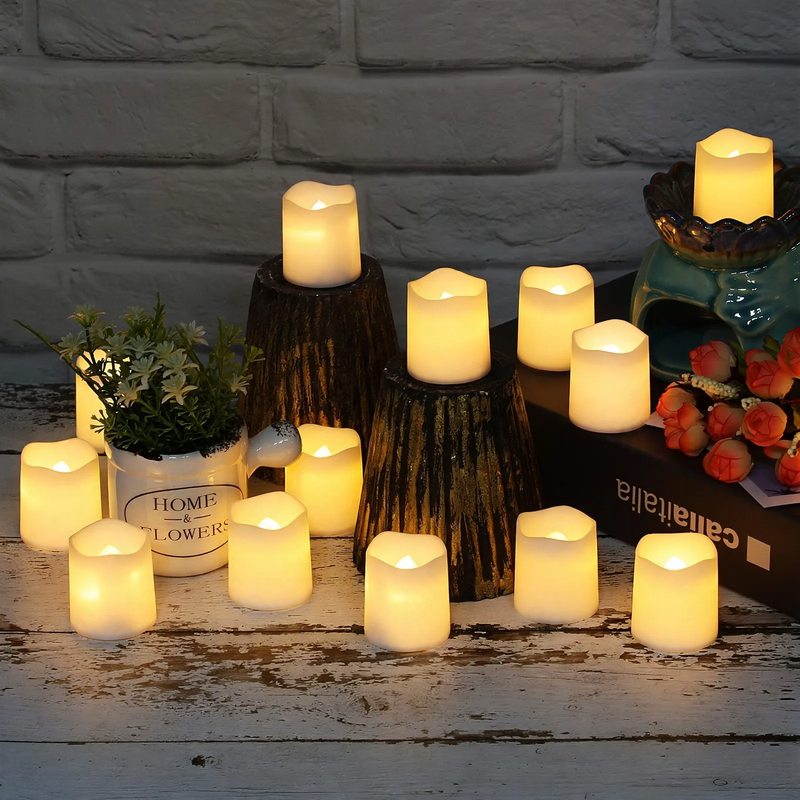 LED wish candle, smoke-free