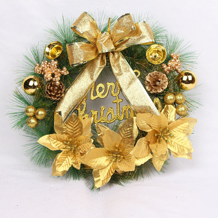 Christmas wreath made of pine needles, 30 cm, handmade