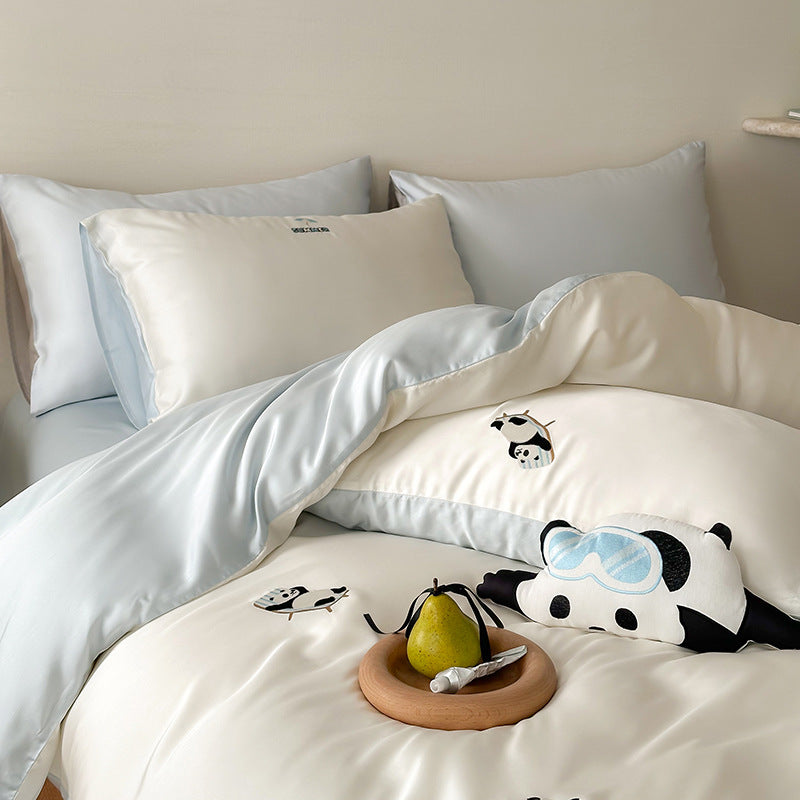 Bedding set, 4-piece, Lyocell, cartoon motif