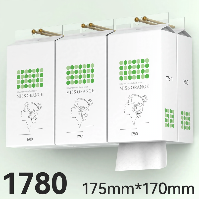 Paper towels, 480 sheets, natural cellulose