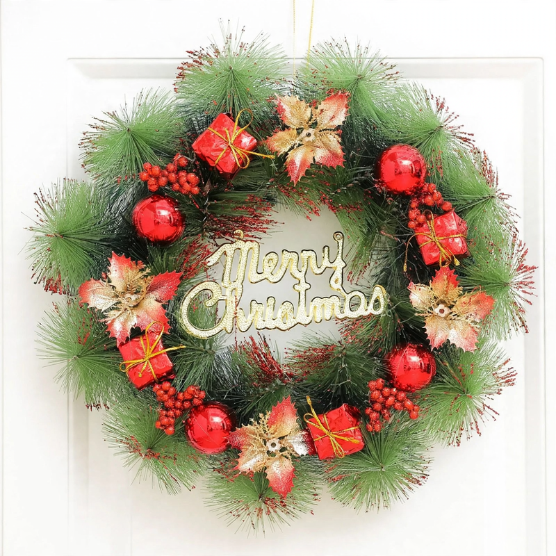 Christmas wreath with lighting option