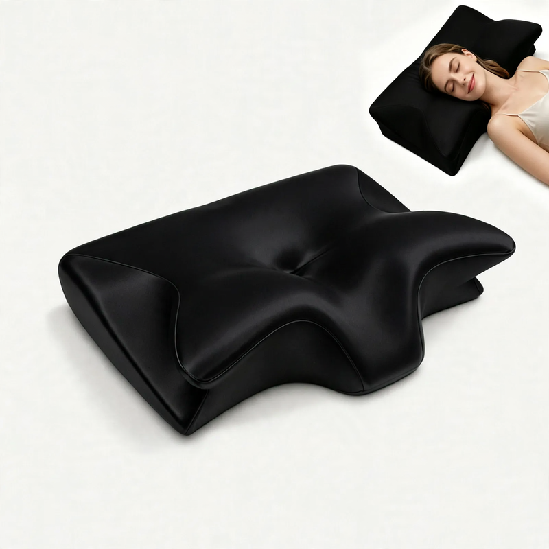 Butterfly shape cushion memory foam ice silk