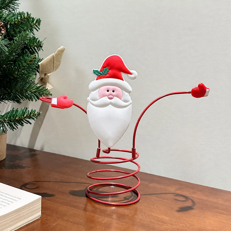 Christmas metal wine bottle holders