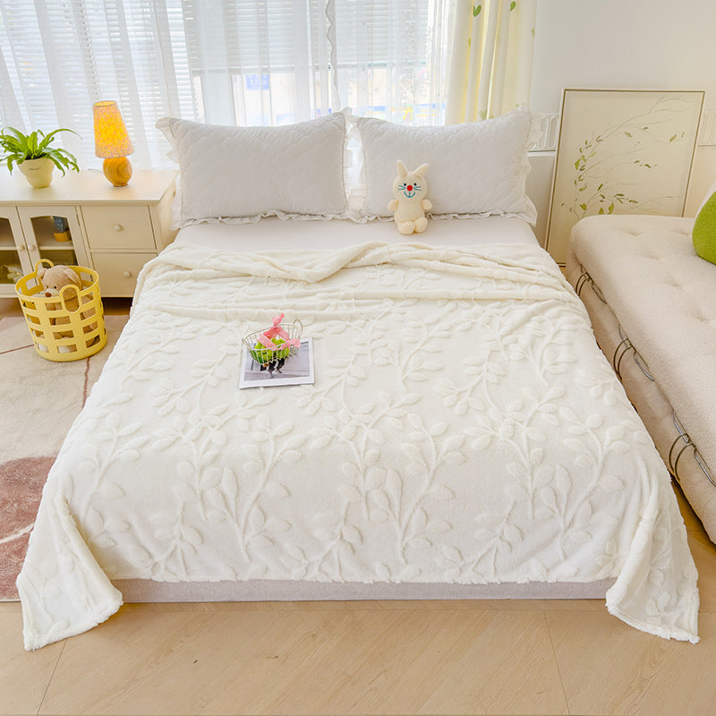 Soft throw blanket, solid color, various sizes