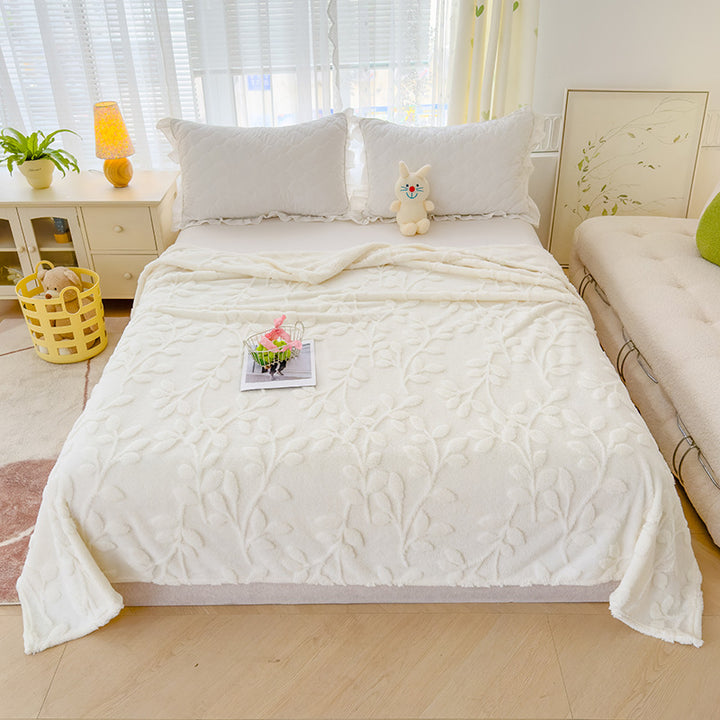 Soft throw blanket, solid color, various sizes