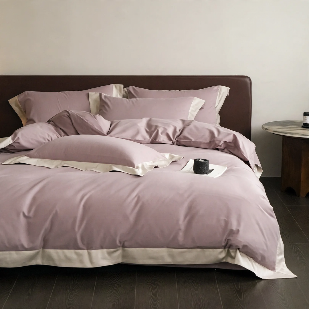 Bedding set made of pure cotton, brushed, for winter