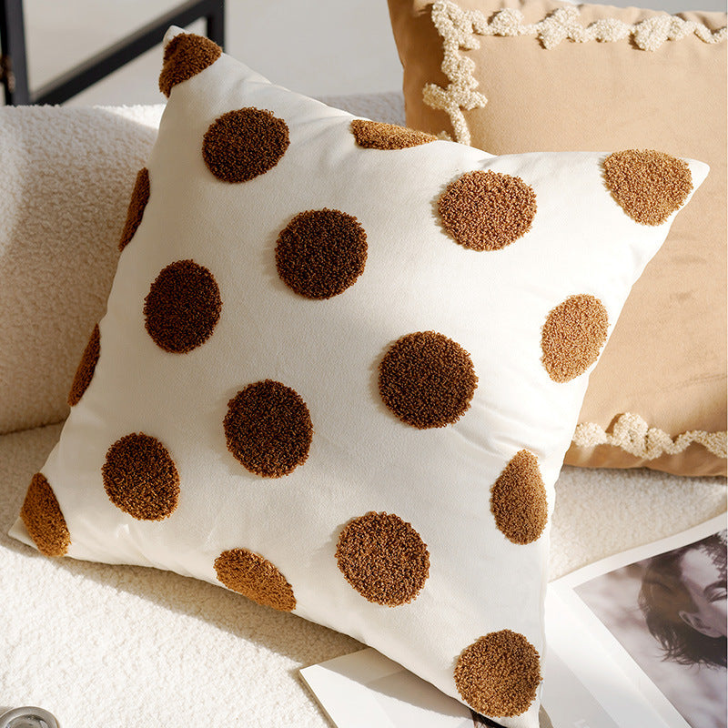 Nordic Pillowcase, Linen, Dots and Patterns