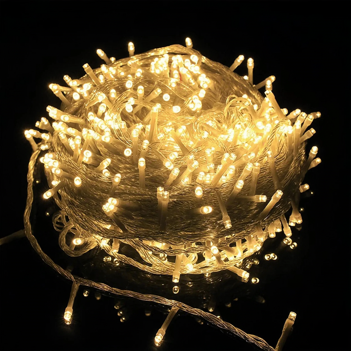LED string lights for indoor and outdoor use