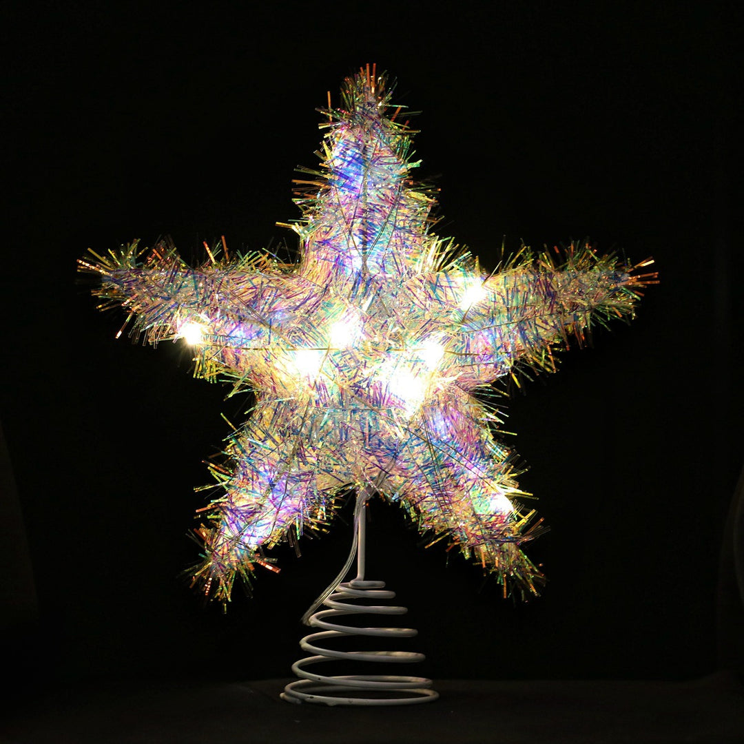 Christmas tree star topper made of iron