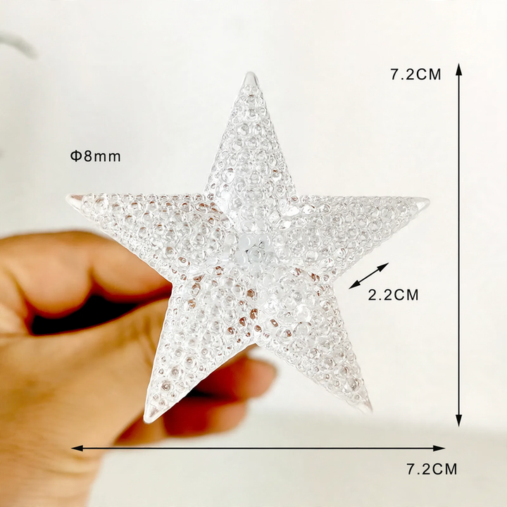 Transparent LED Star Decoration