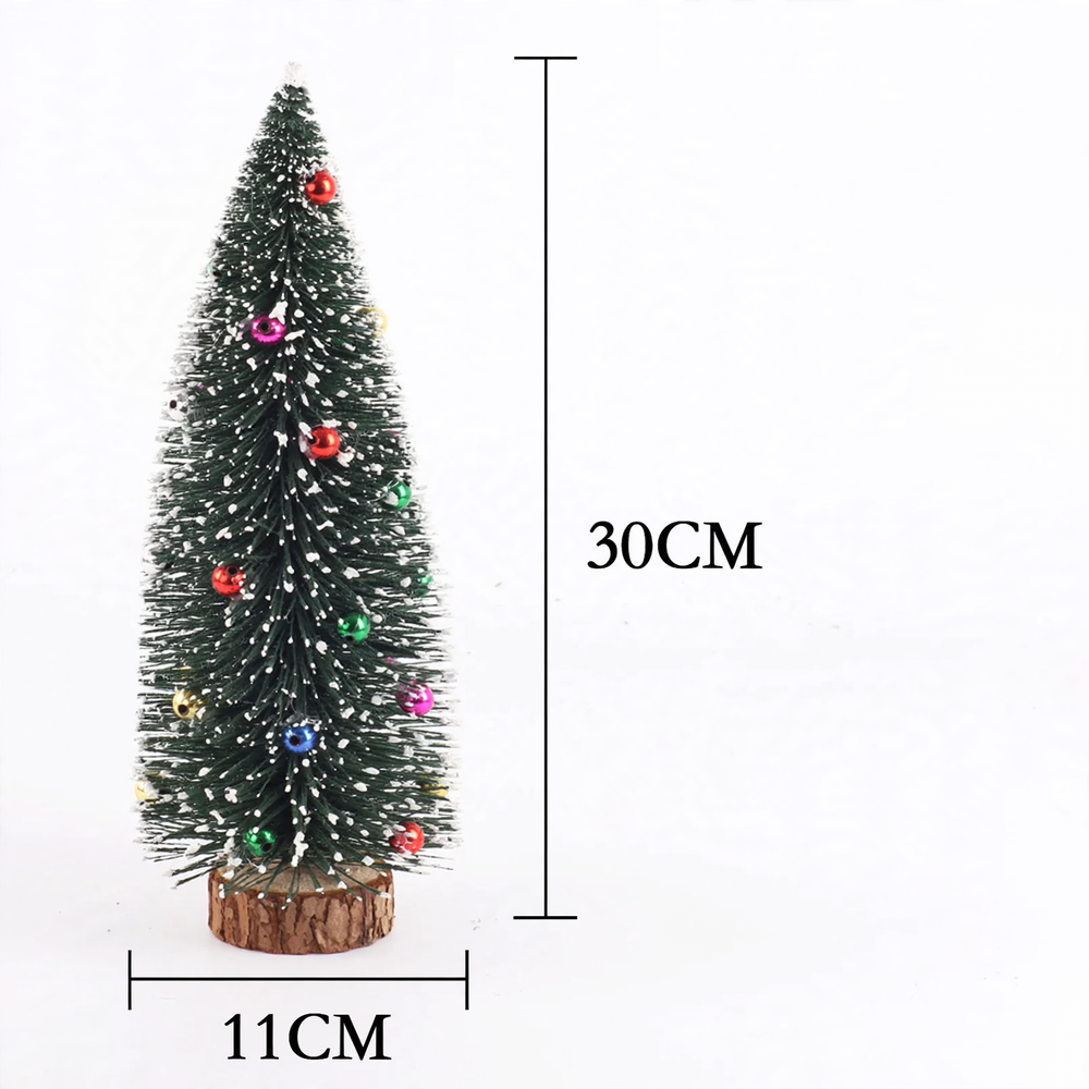 Mini Christmas tree made of pine needles, various colors