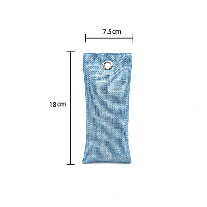 Activated charcoal bags for odor neutralization