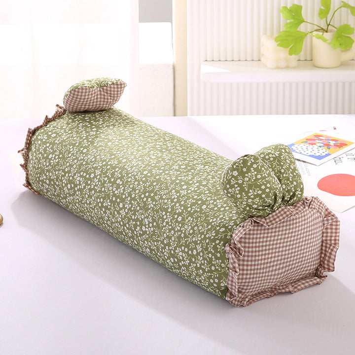 Cotton pillow with buckwheat filling, 20x50cm
