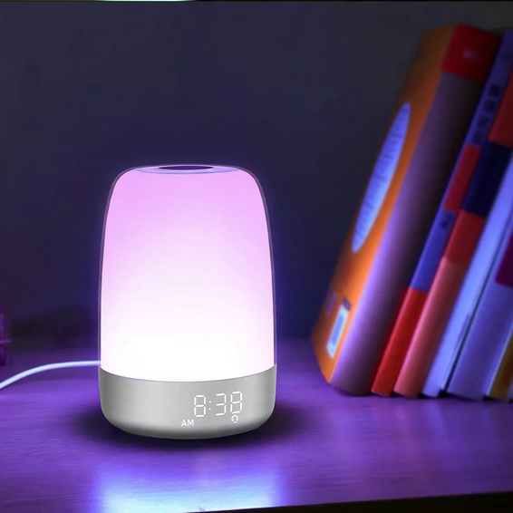 LED daylight alarm light with sunrise simulation