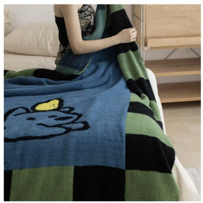 Soft cuddle blanket for sofa and office, 130x170 cm