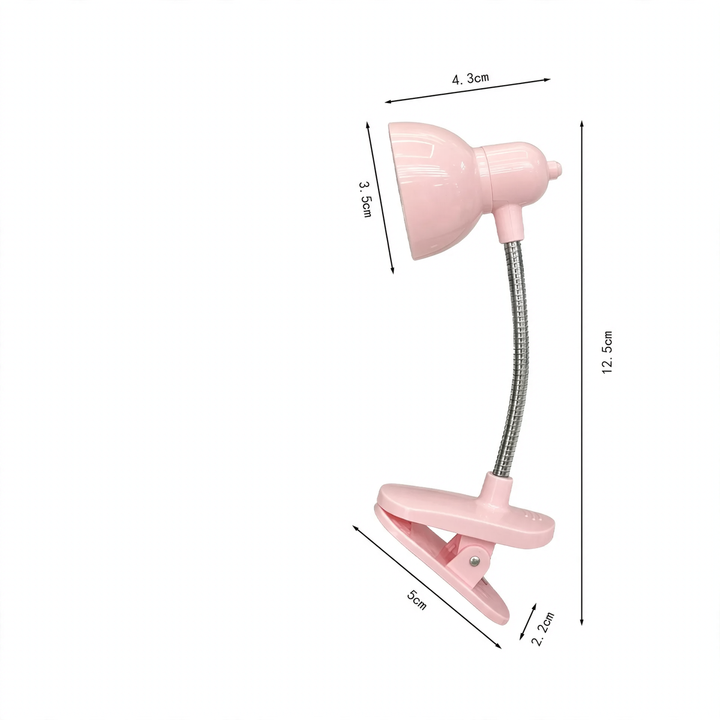 Mini-LED-Clip light with flexible neck