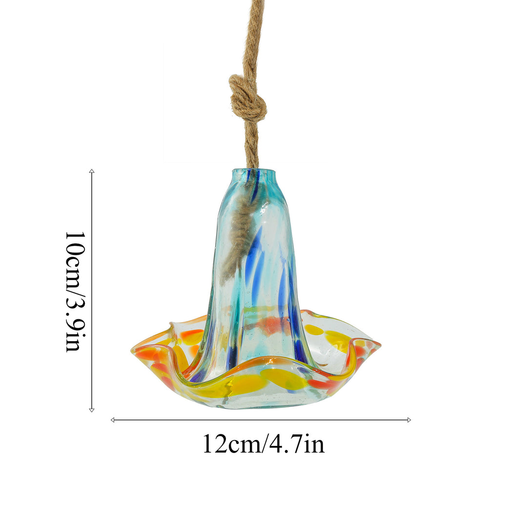 Hanging bird bath and feeding station for the garden