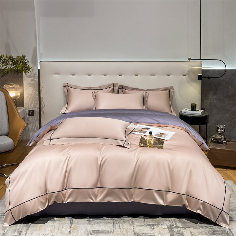 Luxurious bedding set, long-staple cotton, satin weave