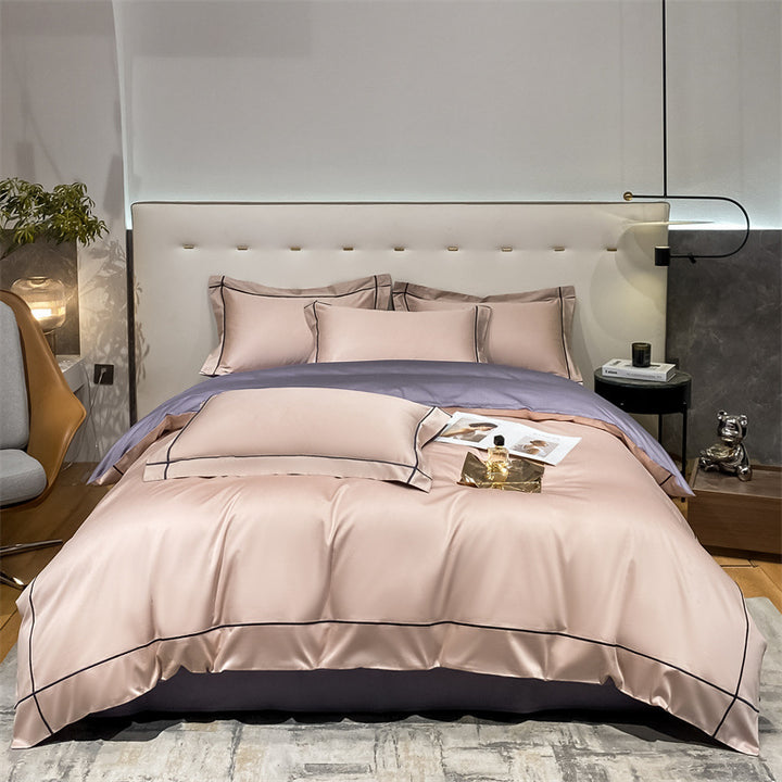 Luxurious bedding set, long-staple cotton, satin weave