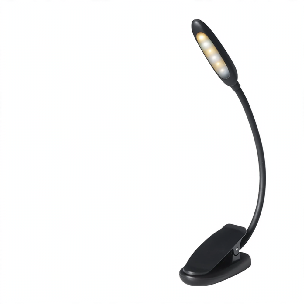 LED clamp lamp with USB charging function