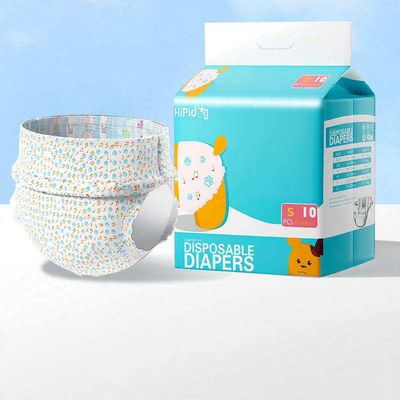 Disposable hygiene diapers for dogs